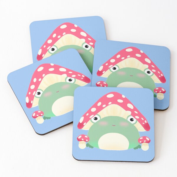 Item preview, Frog Mushroom Cottagecore Aesthetic designed and sold by lilbluecowey.