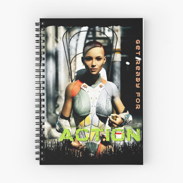 Item preview, Cyber punk action girl designed and sold by MFindt.