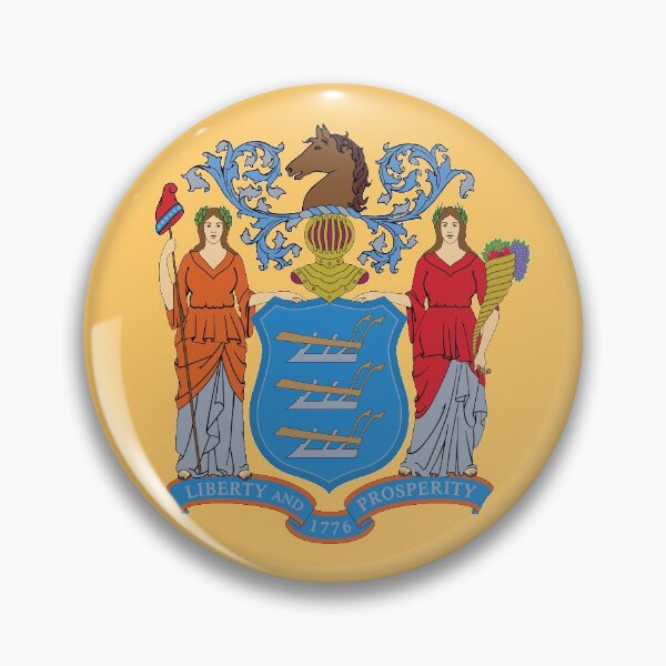 Item preview, New Jersey State Flag designed and sold by Derek Rebuck.