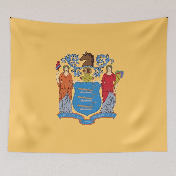 Item preview, New Jersey State Flag designed and sold by Derek Rebuck.