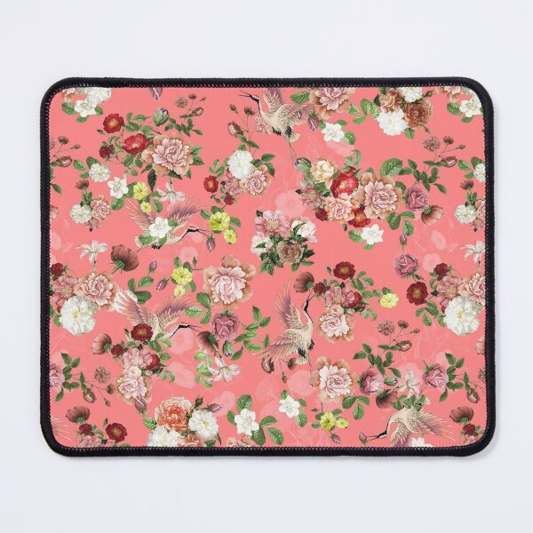 Item preview, Chinoiserie Oriental Flowers and Cranes designed and sold by WisdomInspired.