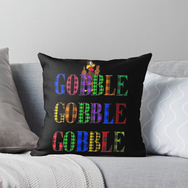 Item preview, Gobble Gobble Gobble, Plaid and all things pumpkin Thanksgiving ,Thankful Grateful Blessed, Pumpkin spice and all things nice designed and sold by Adri Barnard.