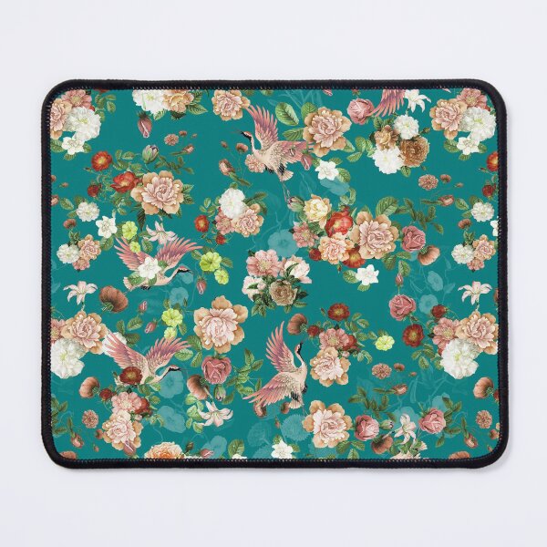 Item preview, Chinoiserie Oriental Flowers and Cranes designed and sold by WisdomInspired.