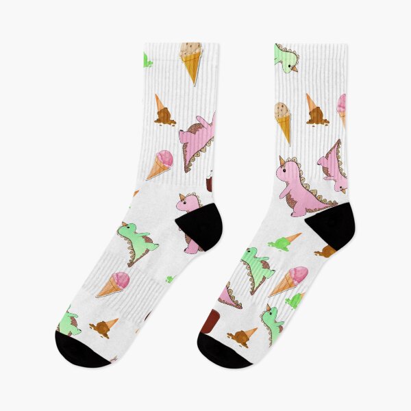 Item preview, Cute Dinosaur Ice Cream Summer Pattern designed and sold by THEMADBRUSH.
