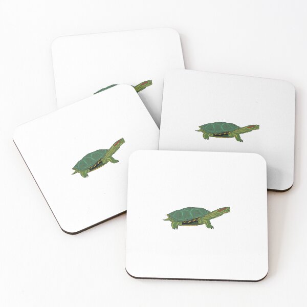 Item preview, red-eared slider the turtle designed and sold by WeirdoWithEyes.
