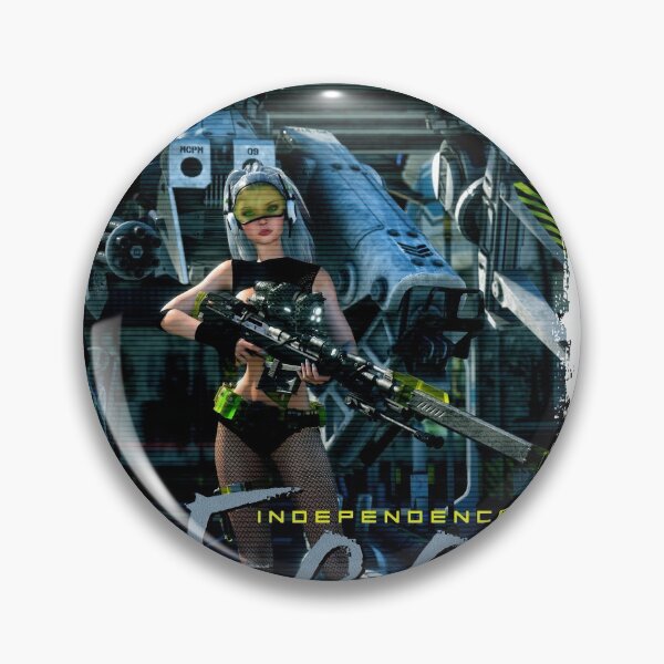 Item preview, Cyber Punk Independence Gun Robot designed and sold by MFindt.