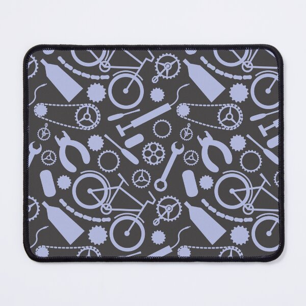 Item preview, Blue Bicycle tools on dark gray background designed and sold by shushunya13.