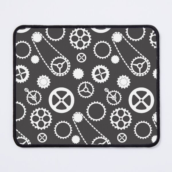 Item preview, Chain rings pattern white on dark gray background designed and sold by shushunya13.