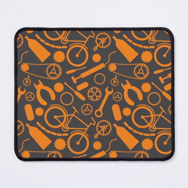 Item preview, Orange Bicycle tools on dark gray background designed and sold by shushunya13.