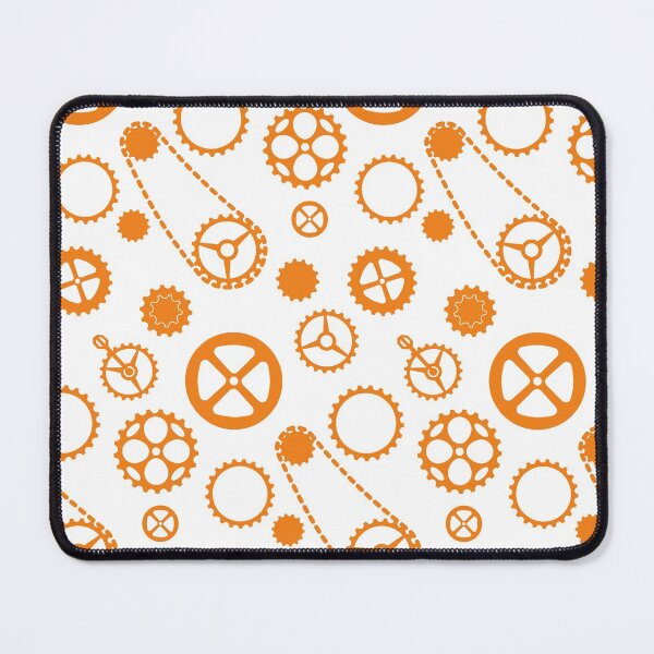 Item preview, Chain rings pattern orange on white background designed and sold by shushunya13.