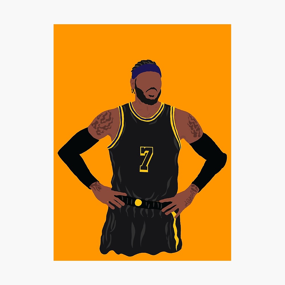 Carmelo Anthony Basketball Paper Poster Lakers - Carmelo Anthony