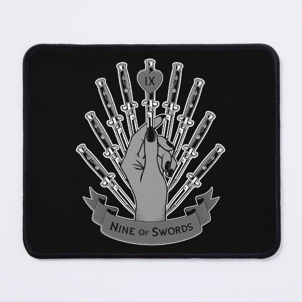 Item preview, Nine Of Swords Tarot Card Feminist Astrology designed and sold by GrandeDuc.