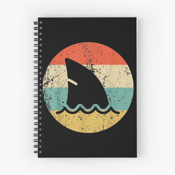 Item preview, The Shark Fin Retro Style Shark Simple icon designed and sold by taylobarucau97.