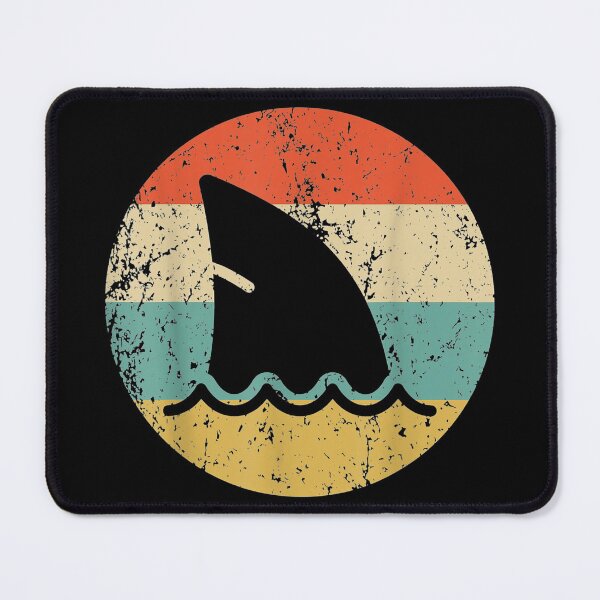Item preview, The Shark Fin Retro Style Shark Simple icon designed and sold by taylobarucau97.