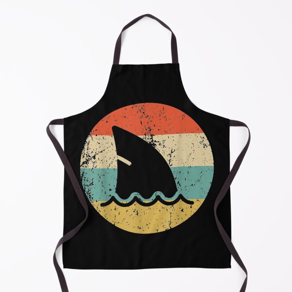 Item preview, The Shark Fin Retro Style Shark Simple icon designed and sold by taylobarucau97.