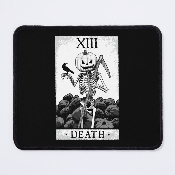Item preview, Death Tarot Card Halloween Pumpkin Goth Astrology designed and sold by GrandeDuc.