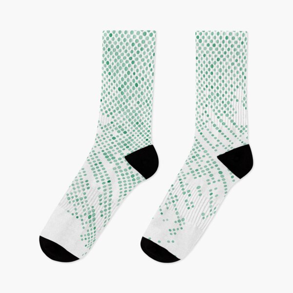 Item preview, Green and White Polka Dot Abstract Pattern 2022 Trending Color - Hue - Shade - Colour Pantone Green Bee 17-6154 designed and sold by ColorOfTheYears.
