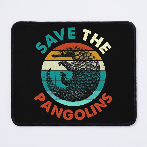 Item preview, Save the Pangolins Vintage Retro Style Draw designed and sold by NUMAcreations.