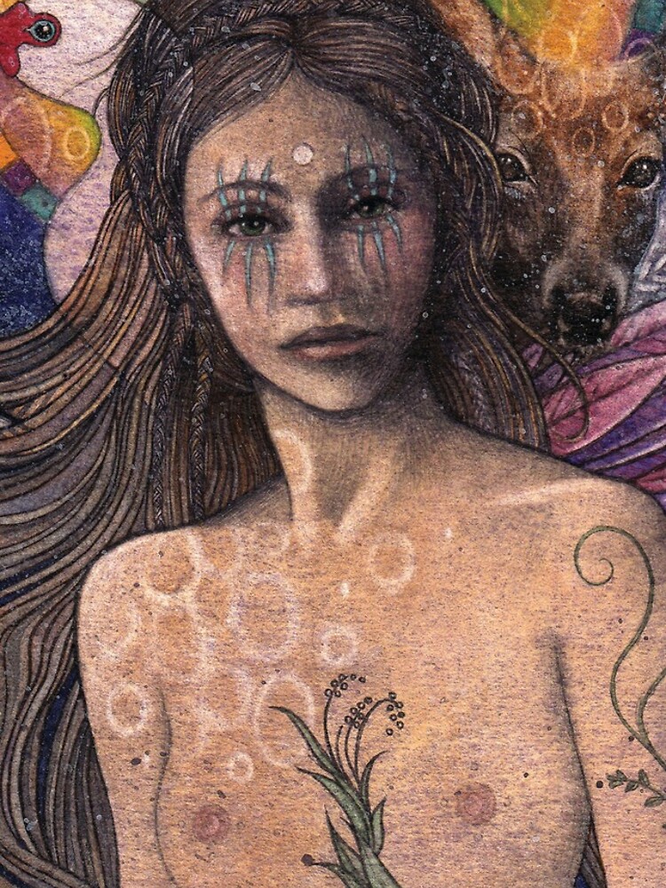 Thumbnail 5 of 5, iPhone Case, Deva of the Tides designed and sold by idaandersenlang.