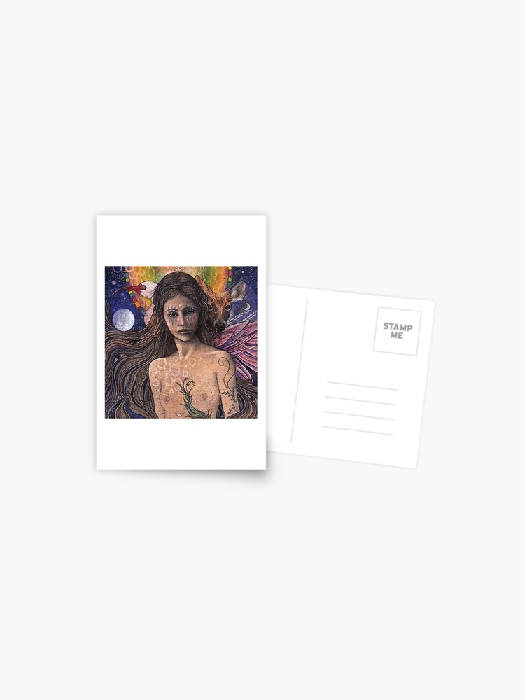 Thumbnail 1 of 2, Postcard, Deva of the Tides designed and sold by idaandersenlang.