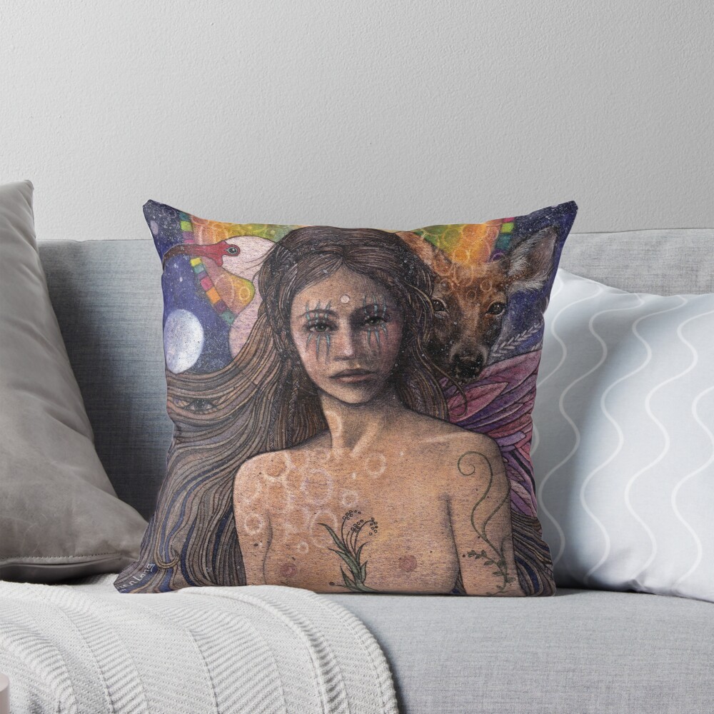 Item preview, Throw Pillow designed and sold by idaandersenlang.