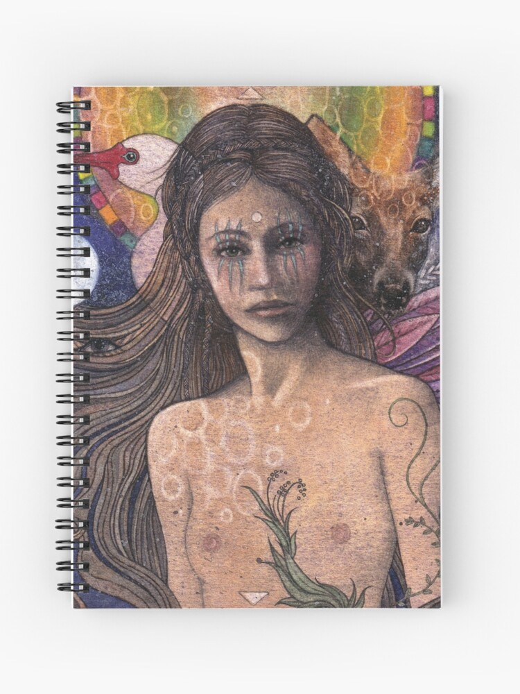 Thumbnail 1 of 3, Journal, Deva of the Tides designed and sold by idaandersenlang.
