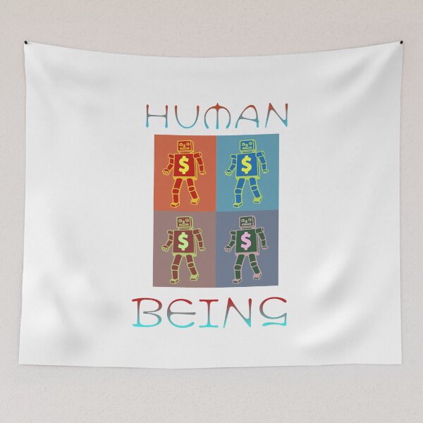 Item preview, Human Being Pop Art designed and sold by unclestich.