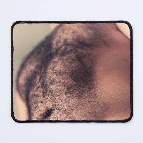 Item preview, Pablo - Belly / Hairy male torso with furry belly, blue denim jeans zip undone designed and sold by Masculo Fotografia.