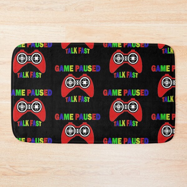 Item preview, Gamepad illustration Game Paused talk fast designed and sold by Golden-place.