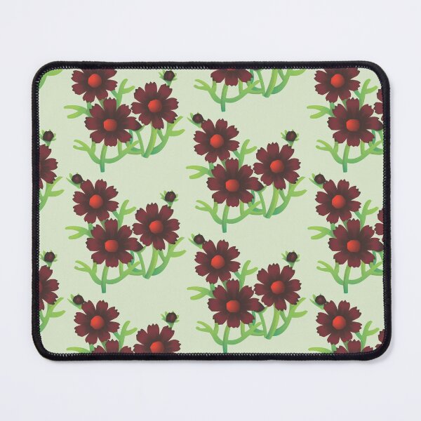 Item preview, Black Cosmos Flower Version 1- Light Green / Grey Background designed and sold by TheMajesticGoat.