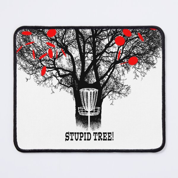 Item preview, Funny Disc Golf Stupid Tree Distressed Frisbee Golf designed and sold by GrandeDuc.