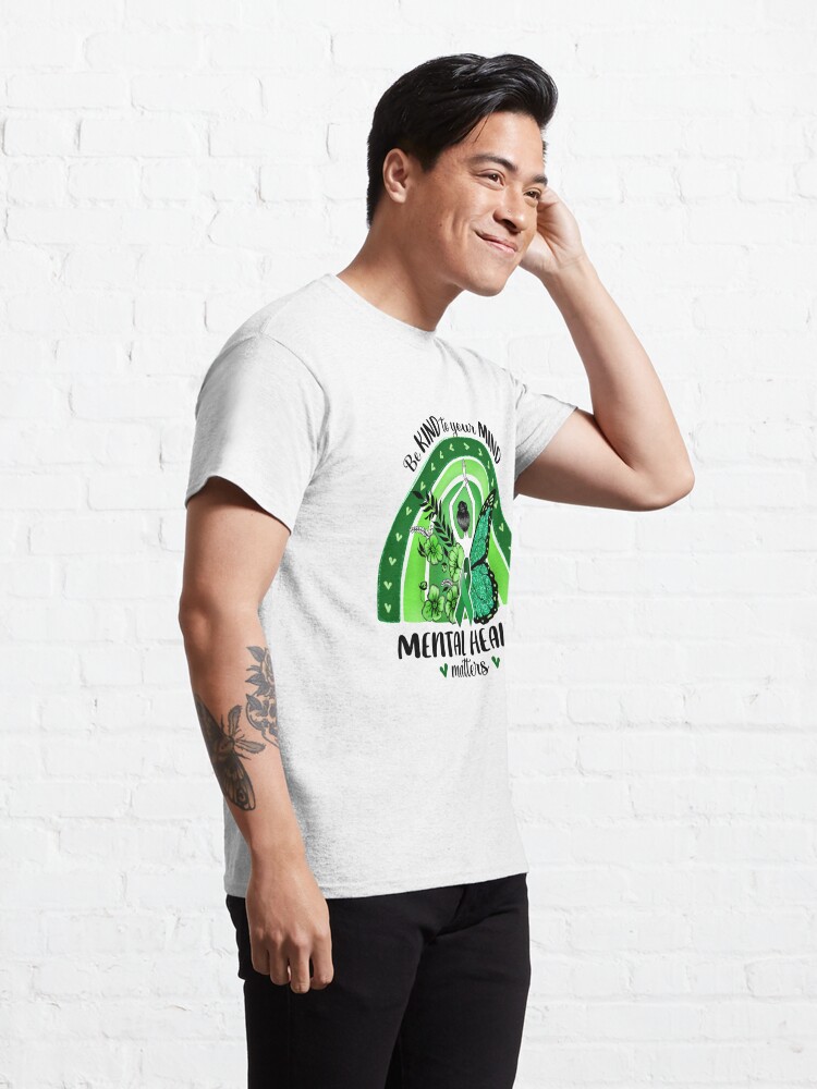Disover Mental Health Matters Green Classic T-Shirt