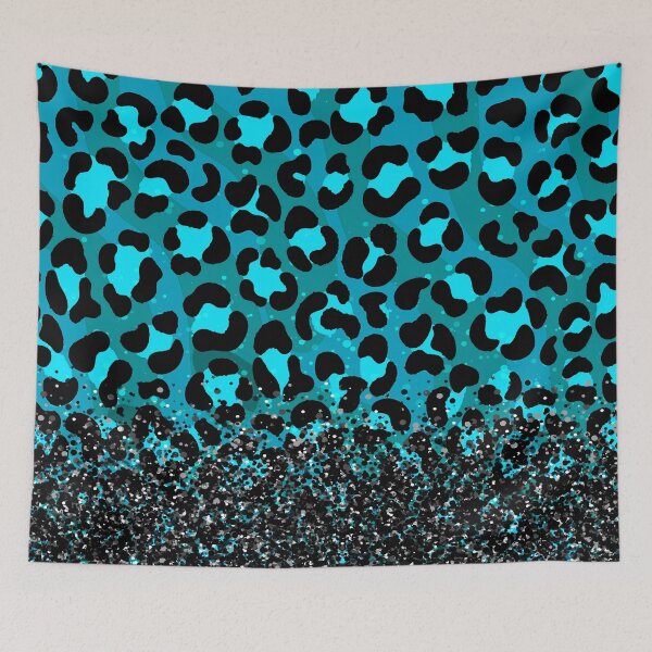 Item preview, Blue tiger pattern mixed with scattered crystals designed and sold by Shawa Shop.