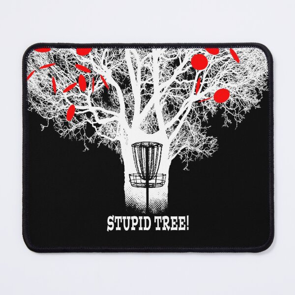 Item preview, Funny Disc Golf Stupid Tree Distressed Frisbee Golf White designed and sold by GrandeDuc.