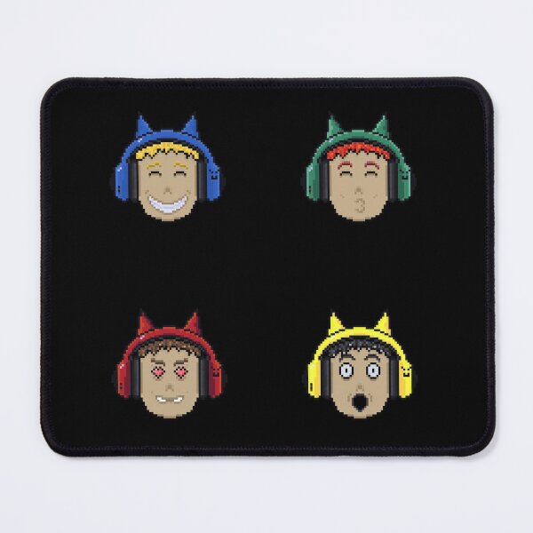 Item preview, Music is my love language - music is better than folks - Headphone galore pattern designed and sold by For the love of Pixels.