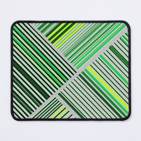 Item preview, GREEN geometric lined patchwork digital trends  designed and sold by THE AMERICAN TEEVANGELIST.