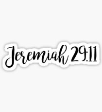 Jeremiah 29:11 Sticker