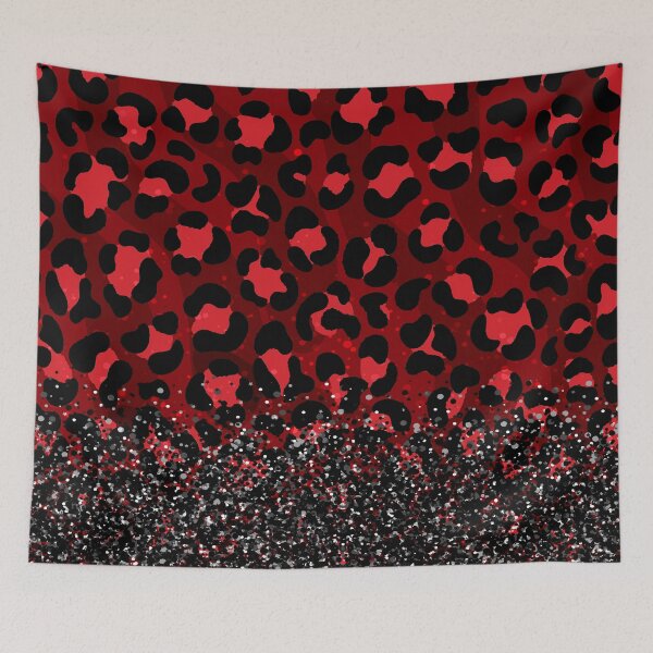 Item preview, Red tiger pattern mixed with scattered crystals designed and sold by Shawa Shop.