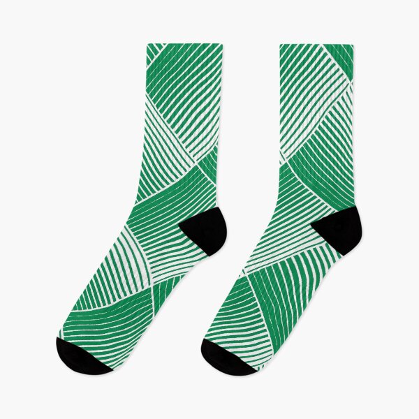 Item preview, Green and White Square Mosaic Stripe Pattern 2022 Trending Color - Hue - Shade - Colour Pantone Green Bee 17-6154 designed and sold by ColorOfTheYears.
