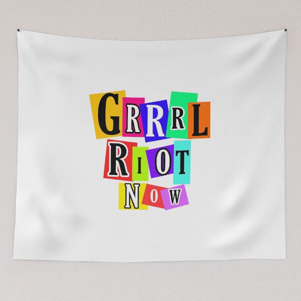 Item preview, Grrrl Riot Now - Ransom own brand logo designed and sold by Grrrlriotnow.