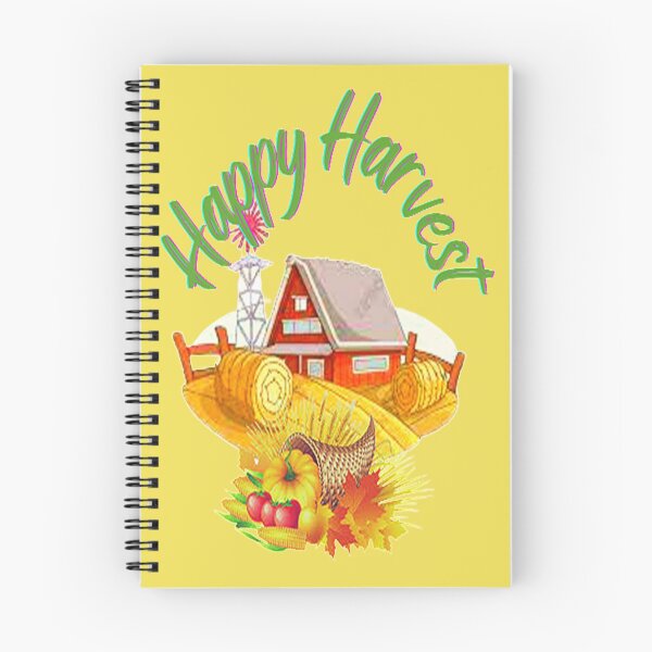 Item preview, Happy Harvest Cute Farm Scene,Thankful Grateful Blessed, Gobble Me Turkey Day designed and sold by Adri Barnard.