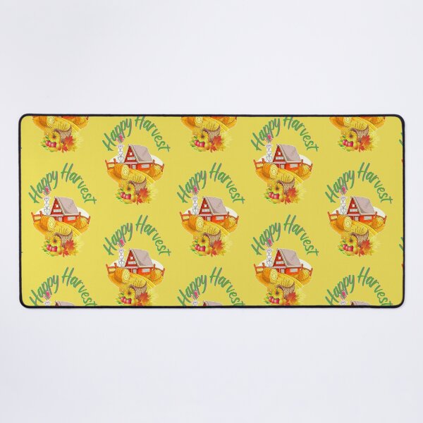 Item preview, Happy Harvest Cute Farm Scene,Thankful Grateful Blessed, Gobble Me Turkey Day designed and sold by Adri Barnard.