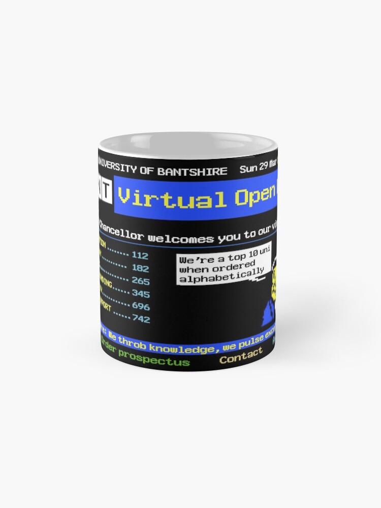 Alternate view of Teletext Virtual Open Day Mug