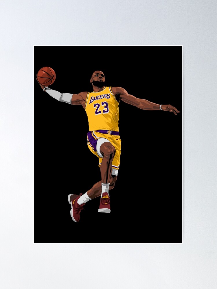 Lebron james clearance poster dunk