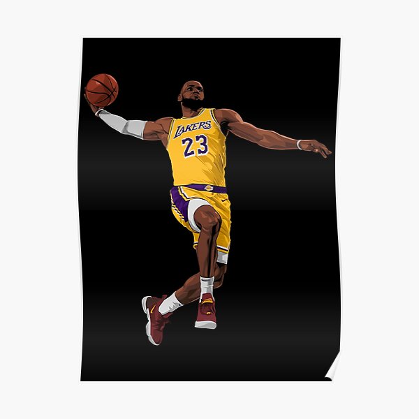 Lebron James King Of Basketball Dunk Poster for Sale by Basketball For  Life
