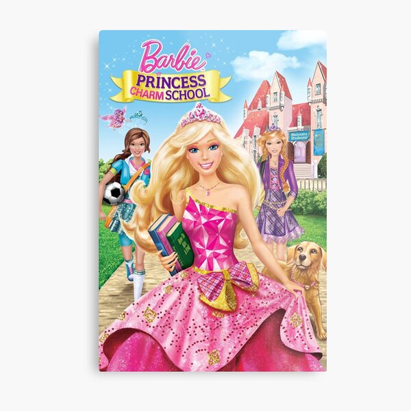 Barbie : Princess Charm School Metal Print