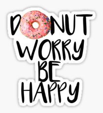 Pegatina Donut Worry
