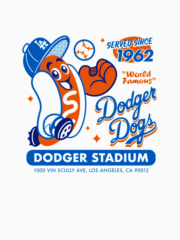 Dodgers Baseball T-ShirtDodger Dogs Since 1962 Classic T-Shirt for Sale  by JesseMark1