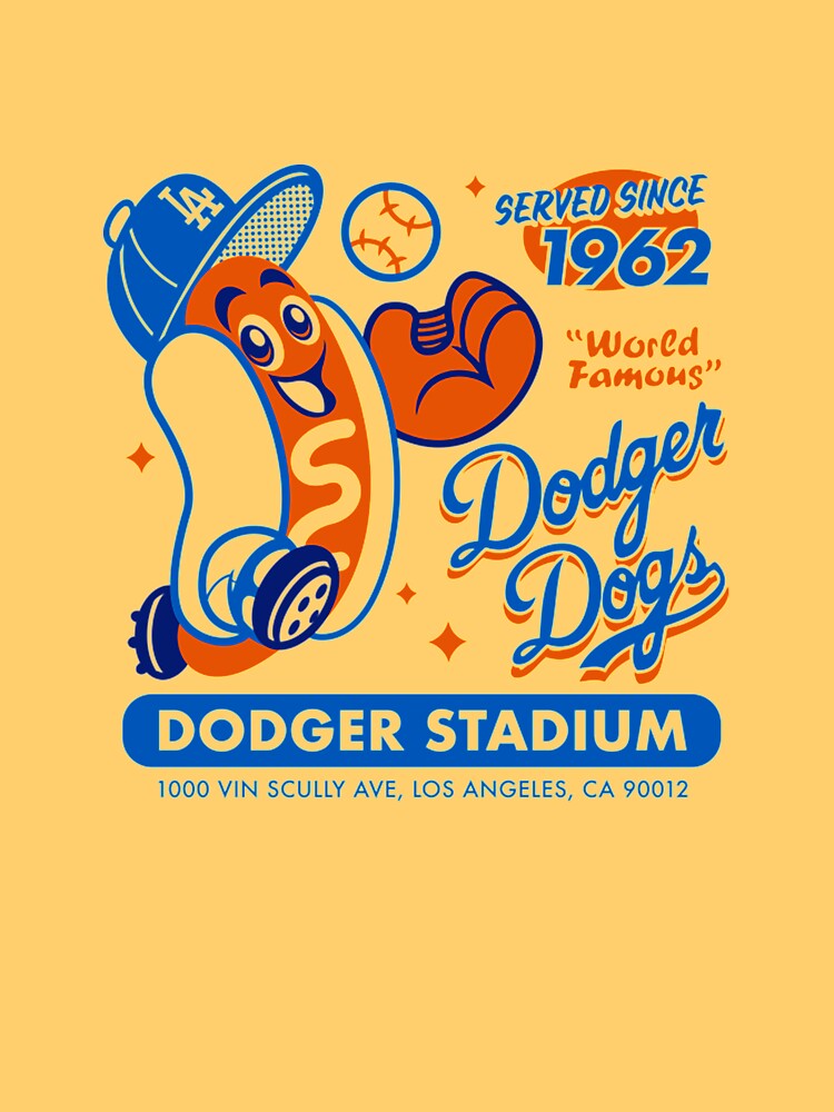 Dodger Dogs Since 1962 T-shirt Baseball Shirt Vintage 