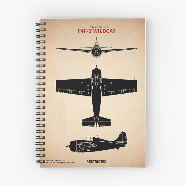 Item preview, WW2 F4F Wildcat Identification Chart designed and sold by rogue-design.